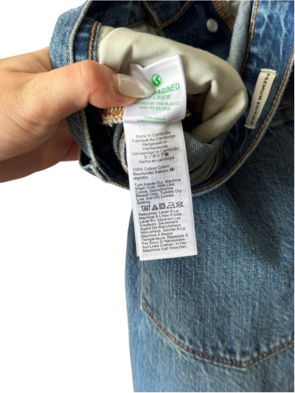 Women's J.Crew High-Rise Straight Jeans Size 30 - Picture 4 of 6